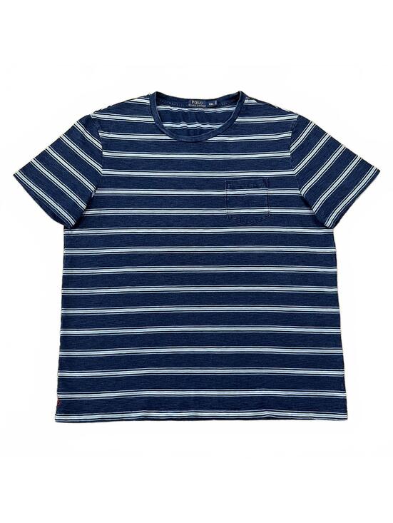 Ralph Lauren Other - Polo Ralph Lauren Mens Blue Striped Pocket T Shirt Size XXL 2XL